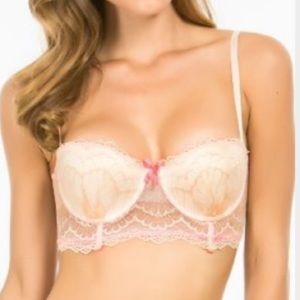 Yandy Convertible Bra Size 36C Push up Nude